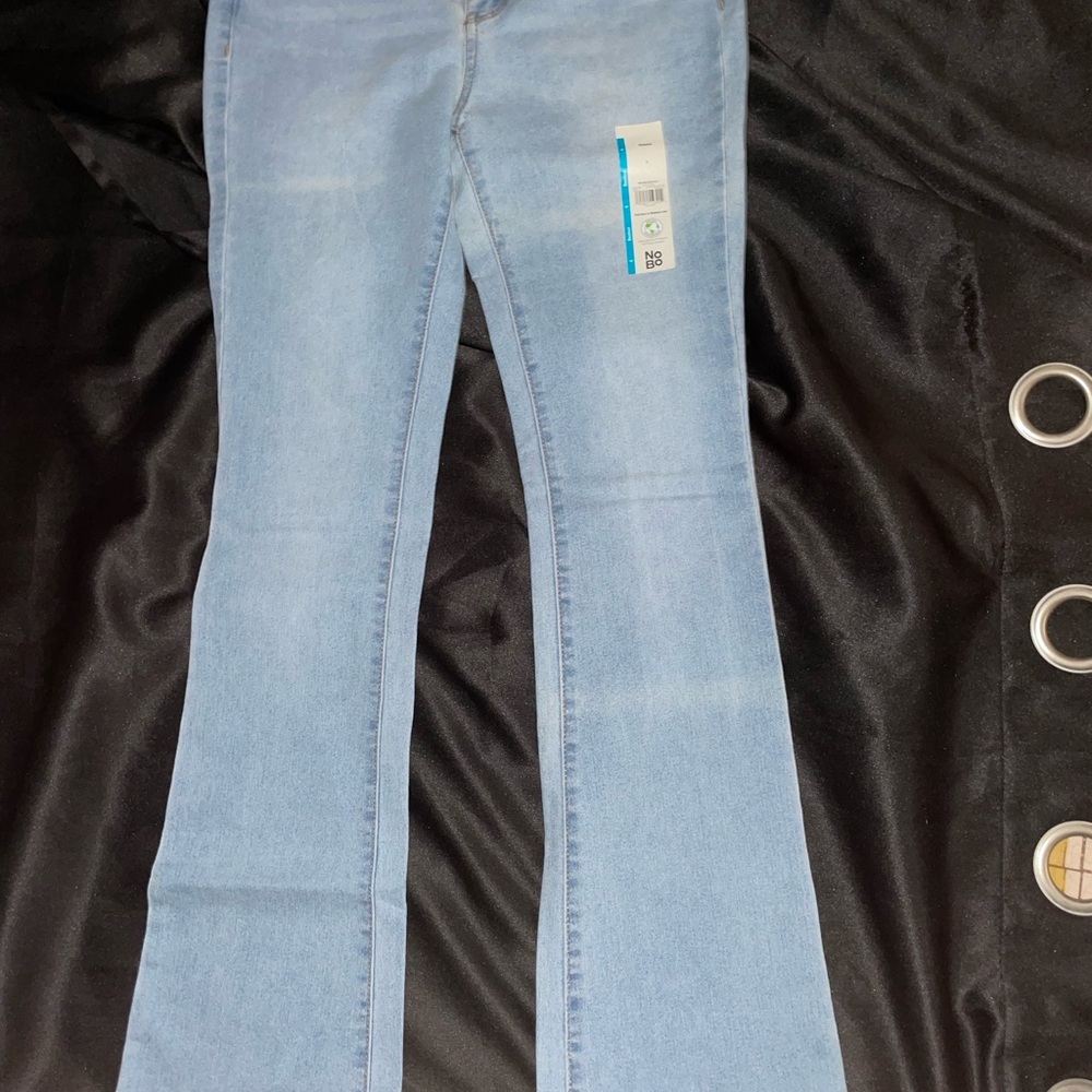 No Boundaries Blue Flare & Wide Leg Jeans